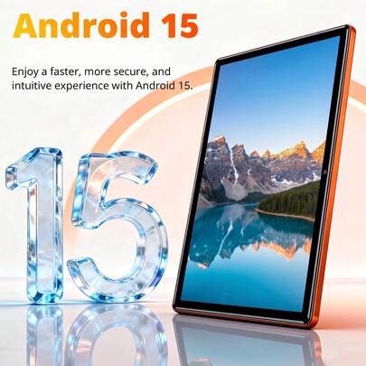 Qetupa แท็บเล็ต Android 15 ขนาด 10.1 นิ้ว, Octa-Core 2.0GHz, RAM 4GB ROM 64GB/128GB, หน้าจอสัมผัส HD IPS 1280*800, BT5.2, WiFi5, GPS, กล้องหน้า 5MP กล้องหลัง 13MP, แบตเตอรี่ 6000mAh, ไม่รองรับซิมการ์ด (ไม่มีอะแดปเตอร์)