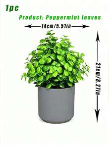 1 buah Tanaman Ivy Hijau Simulasi, Tanaman Hijau, Bunga Plastik, Bunga Palsu, Set Bunga Simulasi, Dekorasi Bonsai, Ruang Tamu, Rangkaian Bunga, Tanaman Pot - Hijau - View 21
