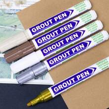 GuangNa 8 Colors Waterproof Tile Grout Pen, Wall Gap Pen, White, Black, Gray, Suitable For Tile Floor Bathroom, Stain Removal Gap Repair Tool - Grout Pen - View 10