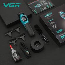 VGR Hair Clipper Professional Electric Hair Trimmer 9000 RPM Hair Clipper Vector MotorHigh Power Trimmer Men Clipper Charging Model Hair Cutting Machine V-886C V-886T - Multicolor - View 15