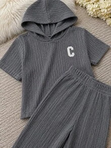 Women Lounge Sets - Grey - View 1