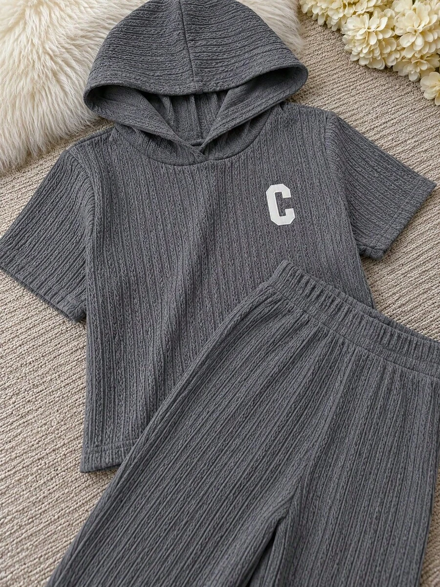 Women Lounge Sets - Grey - View 1