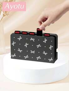 Ayotu 適用於 Switch/Switch OLED/Switch Lite 極簡蝴蝶結與波點圖案遊戲主機外殼及配件,套裝包含保護殼、收納袋、底座外殼、控制器保護套及多款配件可供選擇,返校禮物/生日禮物/週年禮物 - 查看 9
