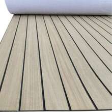 Grooved Lattice Wood Grain Flooring Sticker, Self-Adhesive Waterproof Floor And Wall Decor Sticker, DIY Home Renovation - White Maple - View 7