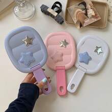 Portable Handheld Mirror, High-Quality Desktop Standing High-Definition Folding Makeup Mirror, Small Mirror For Girls To Touch Up Makeup On The Go - Multicolor - View 11