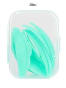 1/2box Hot Eyelash Lifting Rods, Eyelash Curling Protection Shield, Upper And Lower Eyelash Lifting Pads, Suitable For Salon And Home Use. - Green - View 9