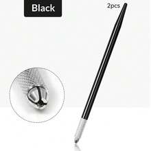 2pcs Aluminum Professional Manual Permanent Makeup Tattoo Eyebrow Lip Pen 3D Eyebrow Embroidery MicroBlading Pen - Multicolor - View 12