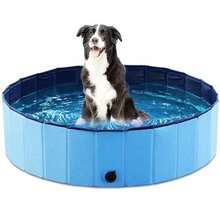 Piscina Dobravel Para Cachorro 80x30cm Pvc 100 Litros Pets Crianças Infantil - 1 Unidade - Visão 2