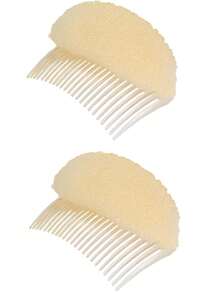 2/1pc Women's Sponge Volumizer Hair Clip,Women Lady Girl Magic Hair Styling Clip Do Beehive Hair Styler Tool Charming Bump It Up Volume Inserts Stick - Multicolor - View 16