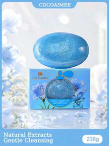 1 buah sabun desain bintang 238g, formula lembut, cocok untuk mandi dan mencuci muka, membersihkan kotoran, minyak, dan impurities secara mendalam, melembapkan dan tidak membuat kulit kering, cocok untuk kulit sensitif, berminyak, dan kering, cocok untuk persiapan kencan, hadiah liburan, dan mandi seluruh tubuh. - Aneka rasa - View 10