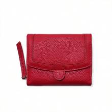 Women's Snap Button Zipper Wallet, Multi-Card Slot Wallet - Multicolor - View 13