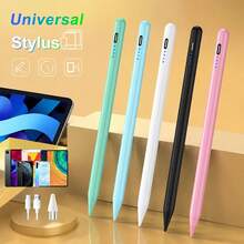 Universal Touch Screen Stylus Pen For Apple And Android, Aluminum Alloy Sensitive Handwriting Pen Compatible With IOS/Android/Windows Tablets And Phones, Compatible With IPhone, Tablets, Drawing Capacitive Pen Accessories: Charging Cable + Pen Tips - Multicolor - View 2
