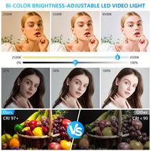 10 Inch USB Powered LED Panel Light With 63 Inch Adjustable Tripod, 3 Lighting Modes, Live Streaming Phone Clip, USB Powered LED Light With Sturdy Metal Stand And Mounting Bracket - Dimmable Video Light For Live Streaming, Photography, Videography, Content Creation - Compatible With DSLR/Camera/Smartphone - Home Studio Lighting - A - View 8