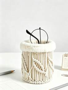 This Bedside Glasses Holder Is Suitable For Placement On A Desk, Can Serve As A Decorative Accent, And Is Perfect For Women And Girls. It Combines Pen Storage With Creative Glasses Storage, Making It Ideal For Use In The Living Room Or On A Tabletop. - Multicolor - View 14
