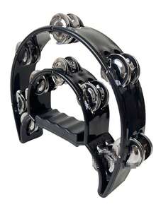 Adult Plastic Percussion Tambourine, Double Row Handheld Tambourine, Musical Instrument Tambourine, Rhythm Instrument, Handheld Percussion Drum, Suitable For Parties, Tambourine Tassels, Adult Musical Instrument, Percussion Tambourine, Tambourine, White Drum - Multicolor - View 14