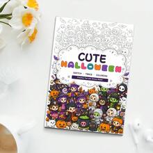 Line Drawing And Coloring Book Includes Dark Angel Queen Elf And Q-Version Halloween, Choose One Suitable For Christmas And Halloween Holiday Parties - Line Drawing and Painting Book - View 10