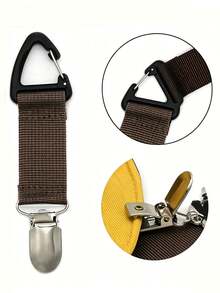 Multifunctional Straw Hat Storage Clip, Portable Bag Hook, Anti-Loss Travel Clip, Suitable For Sun Hats, Towels, Gloves. Can Be Hung On Bags And Luggage, Gift - Multicolor - View 4