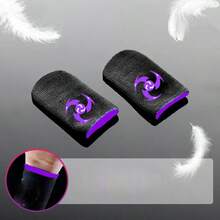 Gaming Finger Sleeves, High Sensitivity Breathable Anti-Slip Thumb Covers For Mobile Gaming - Red - View 9