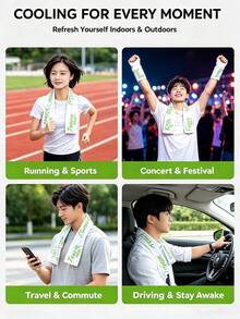 1/5/10pcs Cooling Ice Towel, Soft, Absorbent, Summer Essential, Multiple Uses, Suitable For Sports, Fitness, Camping, Cycling, Golf, Running, Fishing And Various Outdoor Activities - Cooling Ice Towel - View 2