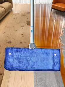 Floor Scraper Mop Set, Magic Floor Scraper Replacement Cloth, Includes Cover Cloth, Coral Fleece Floor Cleaning Cloth, Mop Absorbent Cover, One-Pass Dust Removal, Thickened No-Shedding, Easy To Clean And Machine Washable, Professional Cleaning Use, Thickened Absorbent Towel, Floor Wiping Cloth, Home Essential - Multicolor - View 6