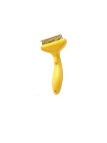 1pc Dog Magic Deshedding Brush, Suitable For Puppies And Adult Dogs, Floating Teeth Design With Stainless Steel Bristles And Polypropylene Body, Gentle Care For Sensitive Skin, Effectively Removes Shedding Hair, Suitable For Bathing - Multicolor - View 15