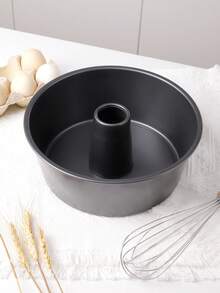 1pc Chiffon Cake Hollow Mold, Straight/Pattern Two Styles Optional, Home Baking Carbon Steel Baking Pan, 24-25cm Two Sizes, Gugelhupf Pattern Cake Mold, Non-Stick Easy Release Baking Tool, Oven-Specific Cake Baking Pan - View 10