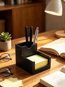 3D Printed Desktop Organizer/Sticky Note Notebook Holder/Gaming Office Accessories/Pen Holder/Sticky Note Rack, For Storing Pens/Markers/Sticky Notes, Thanksgiving Teacher Gift/Back To School/Graduation Gift - Multicolor - View 3