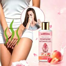 SUMIFANG 100ml Peach Plant-Based Intimate Care Gel – Keeps Intimate Area Fresh And Clean; Gentle Cleansing With Plant-Based Formula; Suitable For All Skin Types - View 1