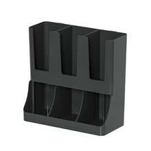 Coffee Cup Holder Milk Tea Shop Disposable Paper Cup Dispenser Cup Rack Multi-Function Bar Counter Integrated Molded Storage Box - Multicolor - View 4