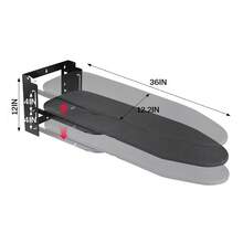 Foldable Wall Mount Ironing Board, Multi‑Level Height Adjustment Sturdy Metal Frame Ironing Surface With Washable Heat‑Resistant Cover For Household Use - A - View 9