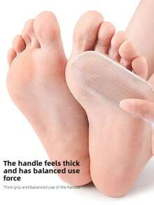1pc Professional Foot Exfoliator, Foot Care Tool For Dead Skin And Cracked Heels, Washable And Reusable Heel Scraper For Smooth And Clean Feet - Multicolor - View 5