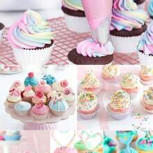123pcs Cake Decorating Tools, Includes 110pcs 9.8" Thickened Piping Bags, 12pcs 1.2" Extra Large Piping Tips, 1pc Connector And Other Piping Tools, Suitable For Home Baking, Buttercream Frosting DIY - View 5
