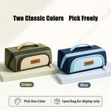 Large Capacity Pencil Case, 180 Degree Fully Open Flat Design 8 Layer Classification Storage Stationery Bag, Durable Smooth Zipper Student Pencil Pouch, Primary And Secondary School Office Universal Stationery Storage Bag - Multicolor - View 4