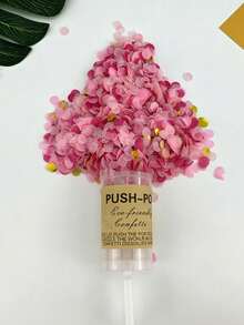 Multi-Color Paper Confetti Poppers, White Confetti, Party Atmosphere Maker, Suitable For Birthday/Wedding/Valentine's Day/Bachelor Party Celebrations Confetti Cannon, Streamer Poppers - Confetti Cannon - View 8