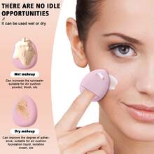 50 cái/35 cái/25 cái/15 cái mút trang điểm nhiều màu hình tam giác, bông phấn ngón tay mềm mịn, dùng cho kem nền, che khuyết điểm, tán phấn, giúp lớp trang điểm mịn màng, bộ dụng cụ trang điểm đầy đủ cho người mới bắt đầu - Hồng - Xem 6