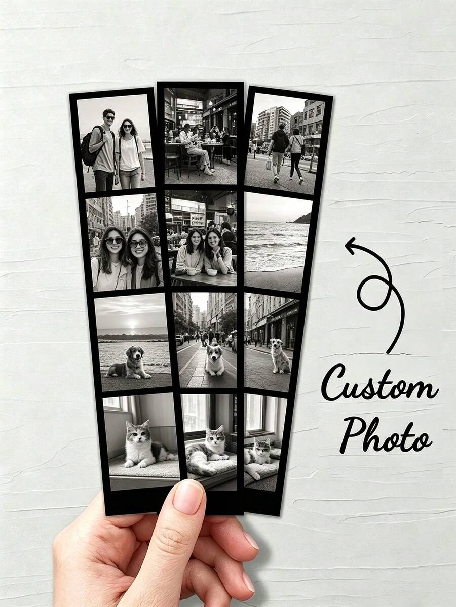 Custom Photo Strip, Personalized Photo Booth Strip, Photo Booth Strip Frame, Save The Date, Gift For Anniversaries, Valentine's Day, Mother's Day, Birthdays, Father's Day, Graduation, Weddings, Housewarming, Home Decor, Aesthetic Home