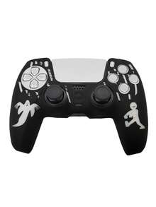 Compatible With PlayStation 5, Laser Engraved Design Game Protective Cover, Anti-Slip, Anti-Scratch, Anti-Sweat, Anti-Dust, Enhances Gaming Operation Feel And Experience - View 7