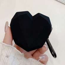 Warm 3D Heart + Hook Earphone Case Compatible With Samsung Buds4, Korean Minimalist Premium Style Buds4Pro Romantic Earphone Case - Multicolor - View 14