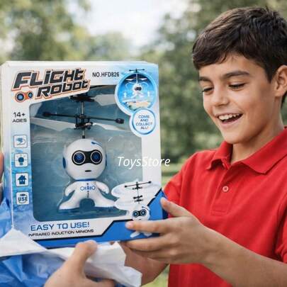 Brinquedo Mini Drone Robo helicoptero Voador