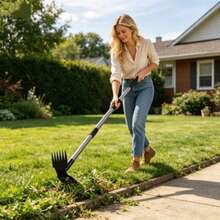 1pc Heavy Duty Garden - Extra Long 60-Inch Handle, Dual Function Rake & Action With, For Professional & Home Gardening, Farm, Lawn Care - Heavy Duty Metal Construction, Soil Cultivation, Highquality Tool, Landscaping Professionals - A - View 10