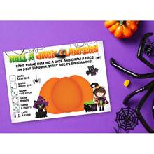 15 Halloween Party Games, Painting Faces On Pumpkins To Make Jack-O'-Lanterns, Dice Throwing (Not Included) In Turns - A - View 5
