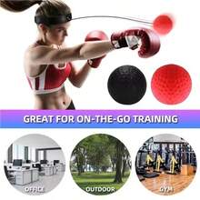 LOTANK Muay Thai Speed Ball (With Head Strap), Suitable For MMA And Boxing, Helps Improve Reaction Speed And Punching Reflexes - Multicolor - View 5