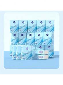 12/24/60/120pcs Portable Pocket Tissues, Bagged Facial Tissues, Compact Mini Pocket Tissues, Suitable For Students And Travel - Multicolor - View 2