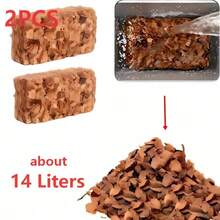 Large Particle Desalinated Coconut Shell Fiber Soil For Plants High Quality Plant Cultivation Material Soil Amendment Garden Accessories For Orchids Succulents Potted Plants Root Protection Indoor Outdoor Reusable Compostable Substrate DIY Planting - Camel - View 14