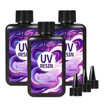 85D Hard UV Resin Kit 100g/300g Scratch Resistant Non-Yellowing High Gloss Epoxy For Jewelry Beads Pendant Crafts - A - View 10