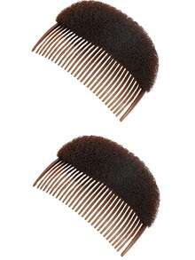 2/1pc Women's Sponge Volumizer Hair Clip,Women Lady Girl Magic Hair Styling Clip Do Beehive Hair Styler Tool Charming Bump It Up Volume Inserts Stick - Multicolor - View 15