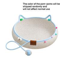 Handmade Instinct Cat Basket, 2026 New 14/16/18 Inch Stimulating Cat Bed, With Cat Ear Handle, Cotton Rope Cat Basket Bed Ball Rope, Indoor Use, Suitable For All Cats - Multicolor - View 14
