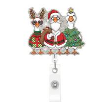 1pc Christmas Goose Retractable Badge Reel With Lanyard, Suitable For Students, Nurses, Office Supplies, Back To School, Halloween - A - View 12