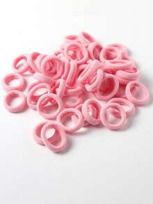 Basic Towel Loop Hair Ties, Simple Hair Scrunchies, High Elasticity Rubber Bands, Suitable For Girls To Tie High Ponytails, Colorful, Multi-Functional Styling Design, High-Quality Material, Daily Use, Thoughtful Gift For Girlfriend And Family, Also Suitable For Autumn Outfits. - Navy Blue - View 5