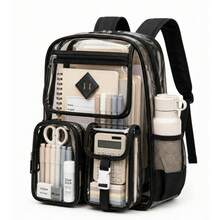 NEWHEY Clear Backpack For School,Heavy Duty PVC Transparent Bookbag For Boys And Girls Stadium Approved See Through Backpack - Multicolor - View 1